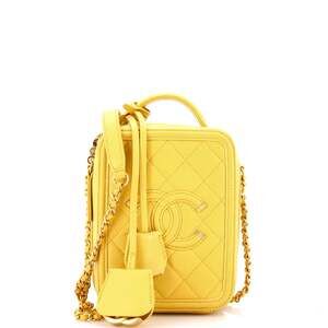 Chanel Filigree Vertical Vanity Case #241216C27B